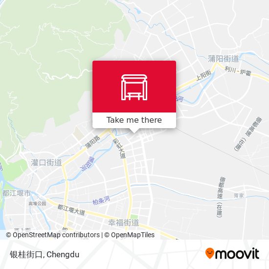 银桂街口 map