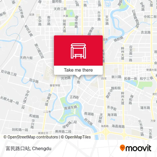 富民路口站 map