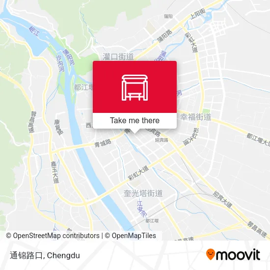 通锦路口 map