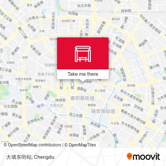 大墙东街站 map