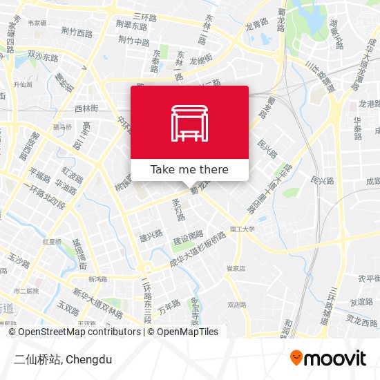 二仙桥站 map