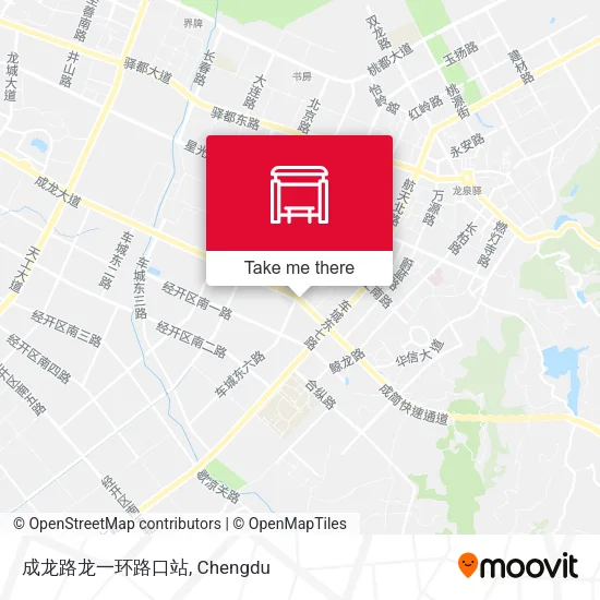 成龙路龙一环路口站 map