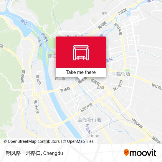 翔凤路一环路口 map