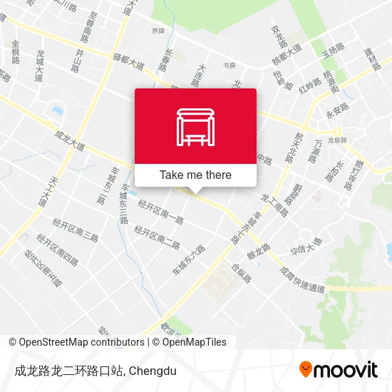 成龙路龙二环路口站 map