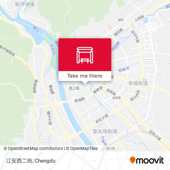 江安西二街 map