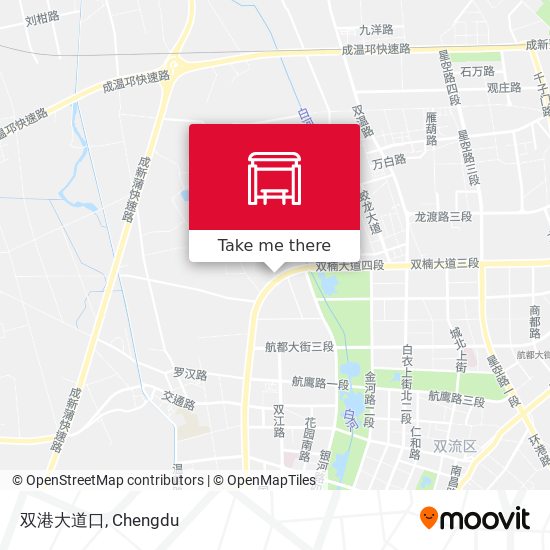 双港大道口 map