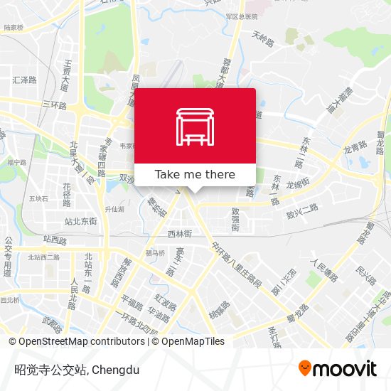 昭觉寺公交站 map