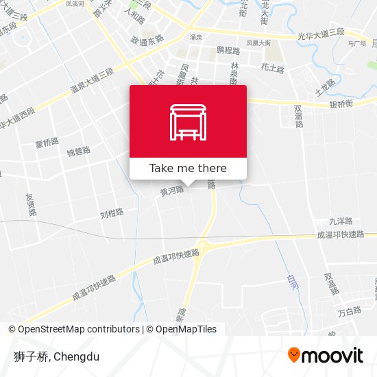 狮子桥 map