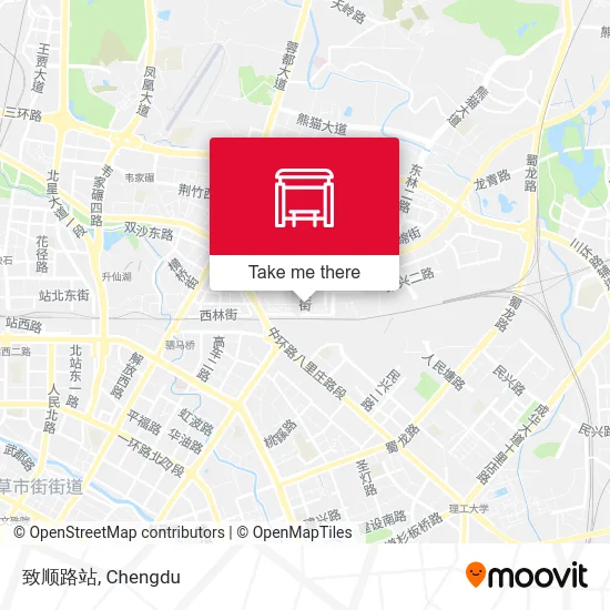 致顺路站 map