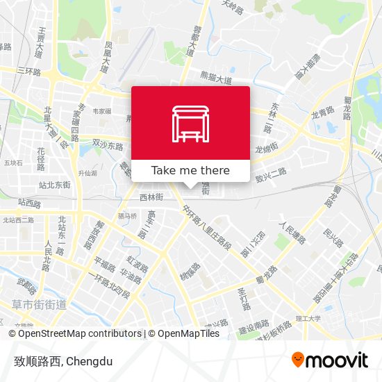 致顺路西 map