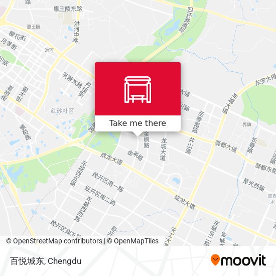 百悦城东 map