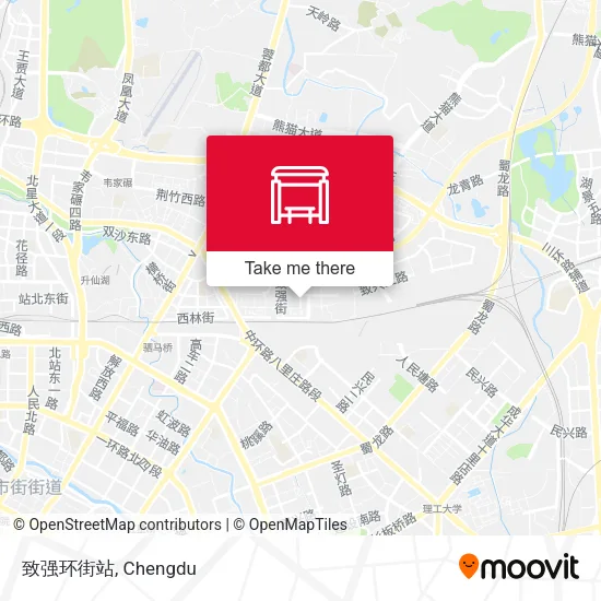 致强环街站 map