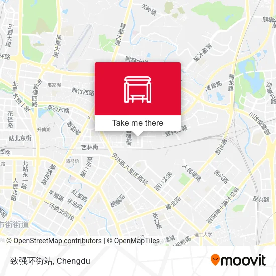 致强环街站 map