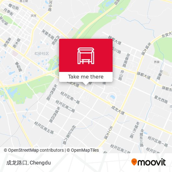 成龙路口 map