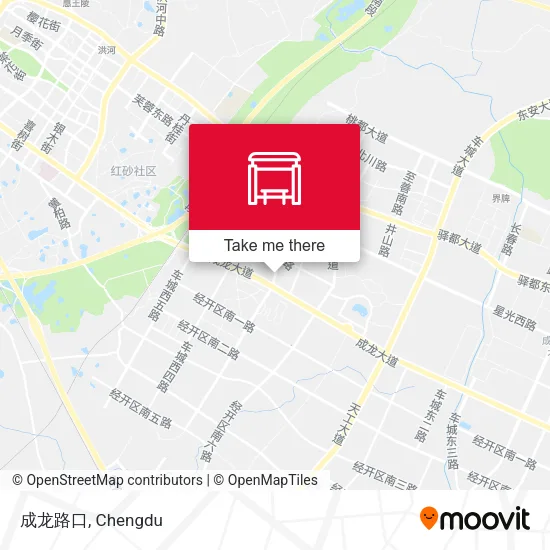 成龙路口 map