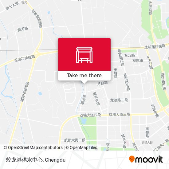 蛟龙港供水中心 map