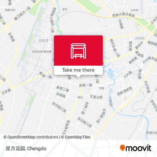 星月花园 map