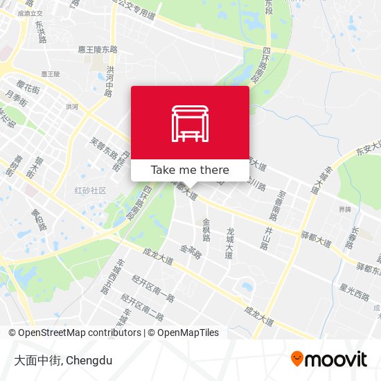 大面中街 map