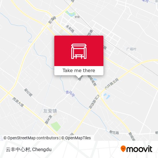 云丰中心村 map