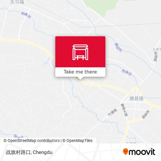 战旗村路口 map