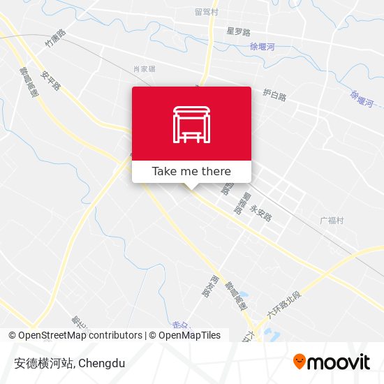 安德横河站 map