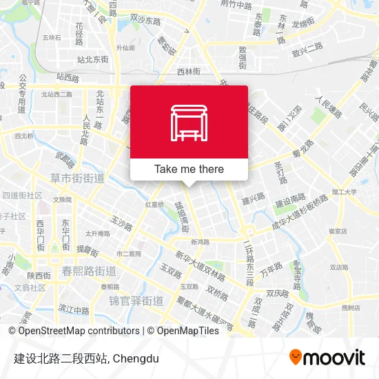 建设北路二段西站 map