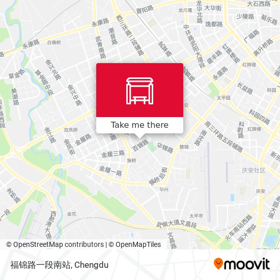 福锦路一段南站 map