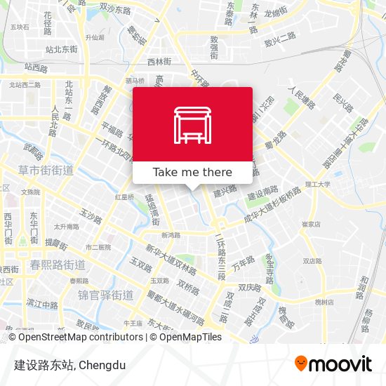 建设路东站 map