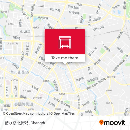 踏水桥北街站 map