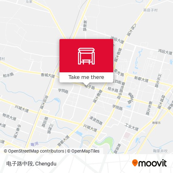 电子路中段 map