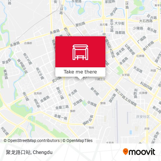 聚龙路口站 map