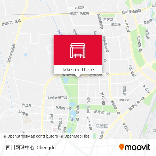 四川网球中心 map