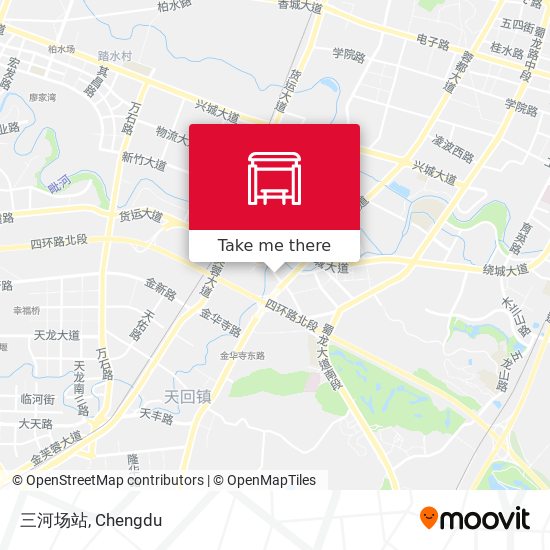 三河场站 map