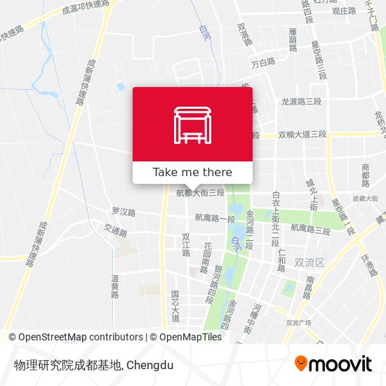 物理研究院成都基地 map