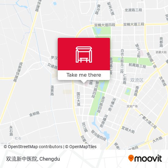 双流新中医院 map