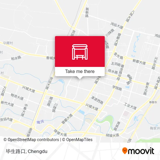 毕生路口 map