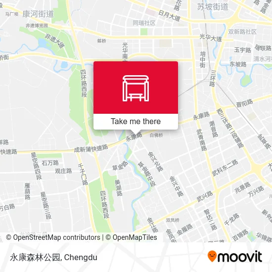 永康森林公园 map