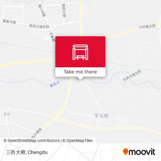 三邑大桥 map