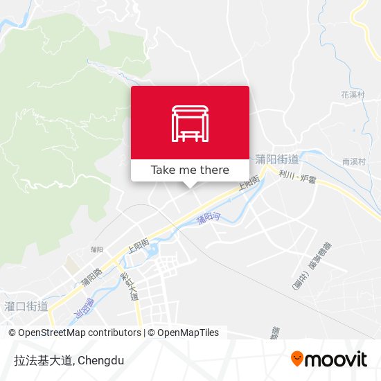 拉法基大道 map