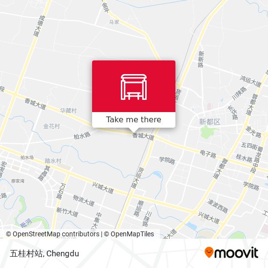 五桂村站 map