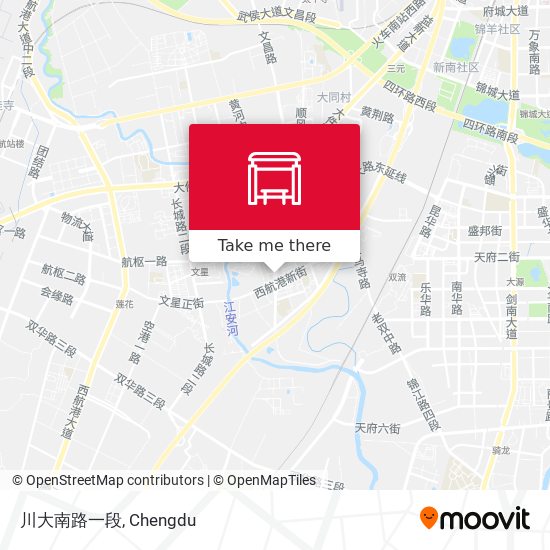 川大南路一段 map