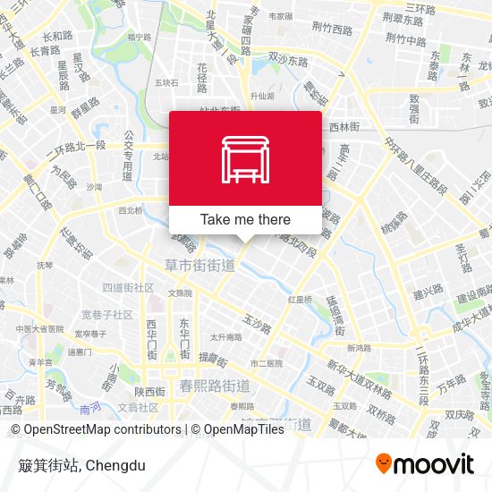 簸箕街站 map