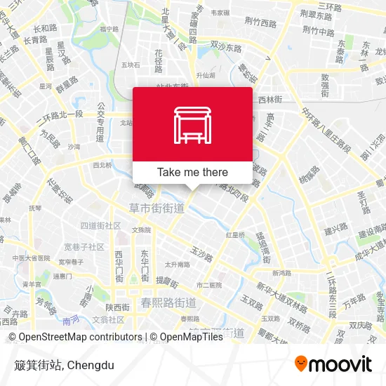 簸箕街站 map