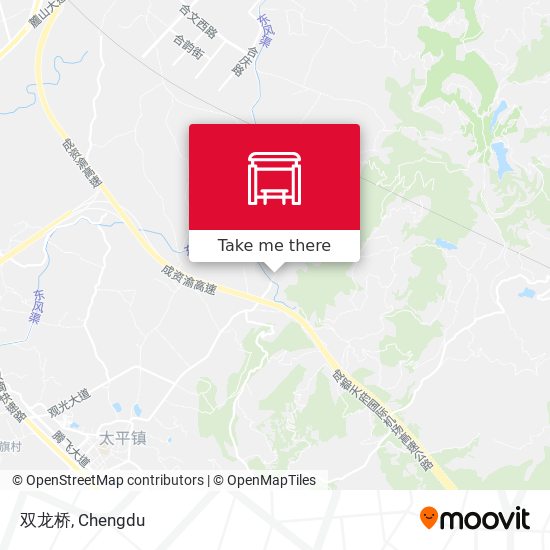 双龙桥 map