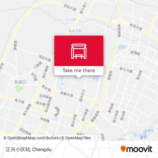 正兴小区站 map