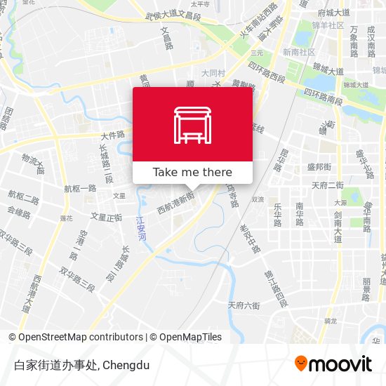 白家街道办事处 map