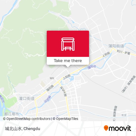 城北山水 map