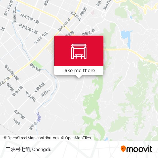 工农村七组 map