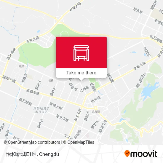 怡和新城E1区 map