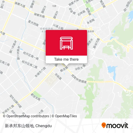 新承邦东山领地 map